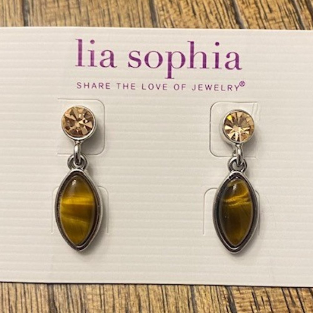 Lia Sophia "NAVETTE" Earrings